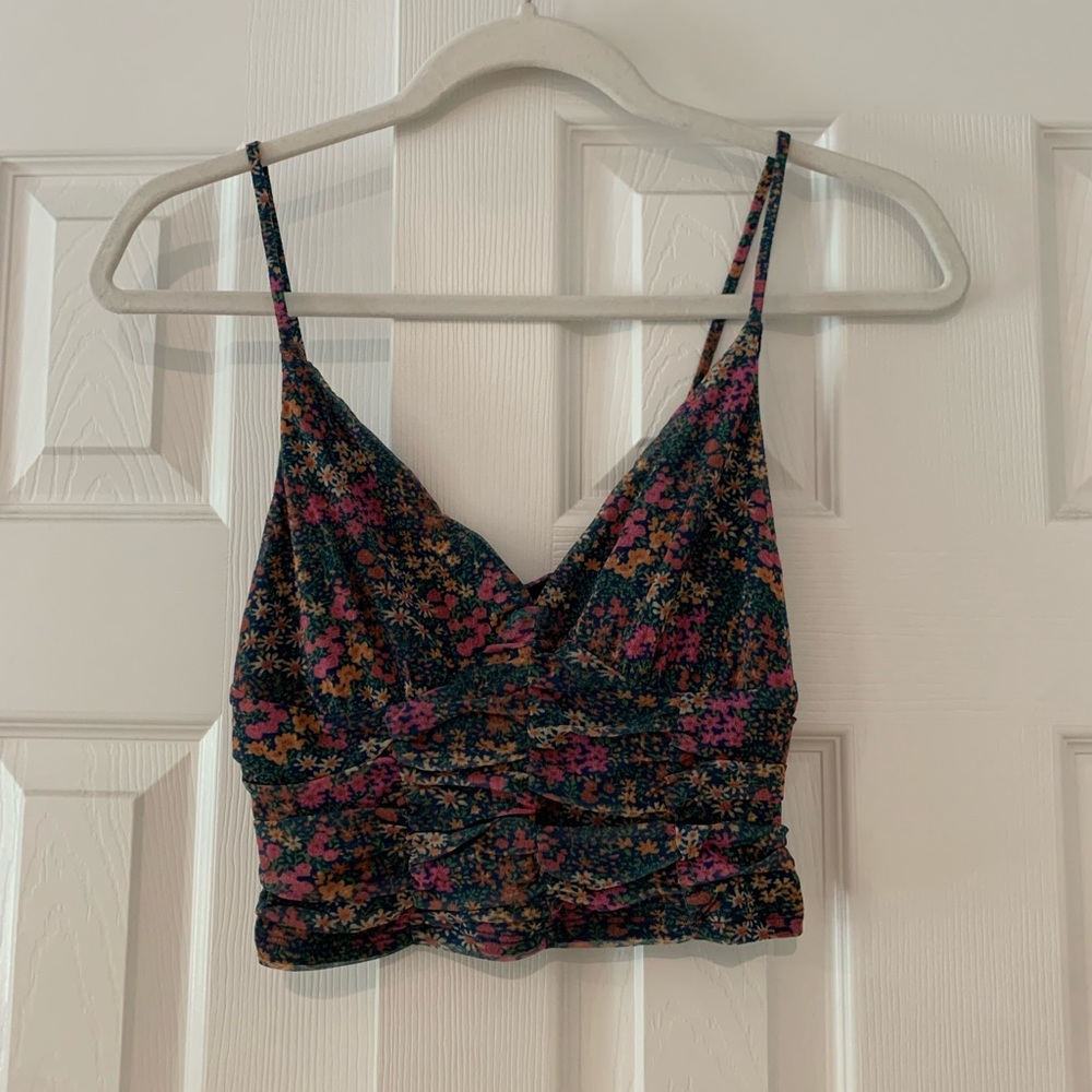 Urban Outfitters Floral Sinch top